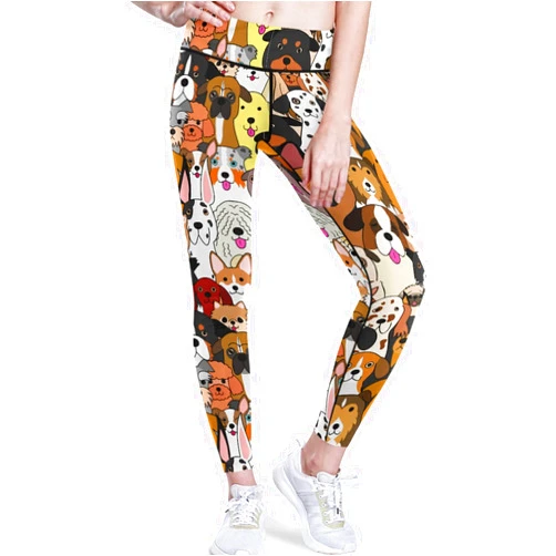 visesunny Modern Womens High Waist Leggings Tummy Control Yoga Pants with Pockets 4-Way Stretch Workout Running Leggings