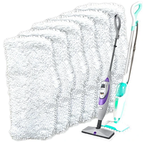 F Flammi Flammi 6 Pack Steam Mop Replacement Pads for Shark SK410 SK435CO S1000 S1000A SK460 SK140 SK141 S3101 S3250 S3251 Steam Mop Replacement Pads