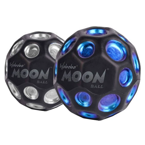 Funstuff Waboba Moon 2 Pack Bundle | Waboba Bounce Balls Dark Side of The Moon | Bouncing Balls