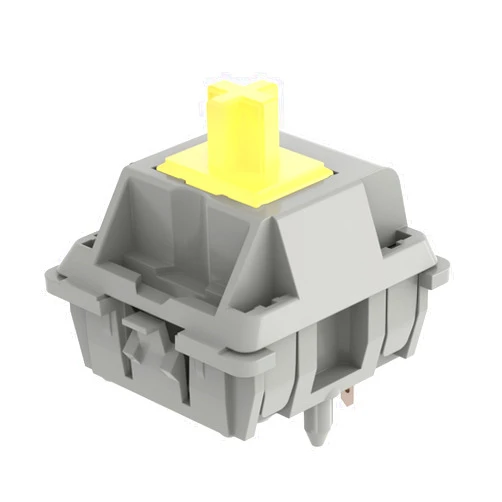 DUROCK Sunflower T1 Tactile Switches, Pom T1 67g Tactile Keyboard Switch, 5 Pins Pre-Lubed Mechanical Keyboard Switches (DUROCK Sunflowers, 110pcs)