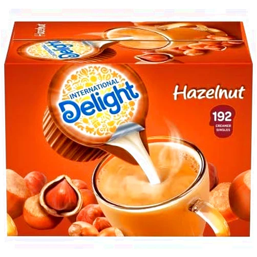 International Delight. Generic Deligh Hazelnut Coffee Creamer Singles (192 ct.)