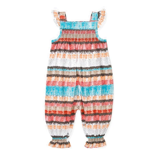 Burt's Bees Baby Baby Girls Romper - 100% Organic Cotton, One-Piece Shortall Girl Outfit for Sizes Newborn to 24 Months