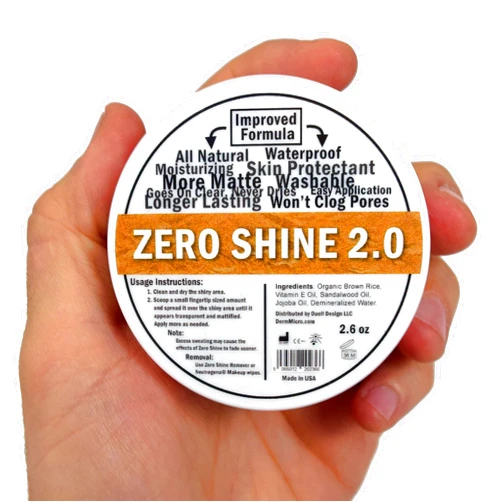 DermiMatch LLC Zero Shine 2.0 - Small - for scalp aftercare moisturizing mattifying effect for bald scalps or SMP Scalp Micropigmentation. Matte Scalp