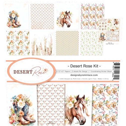 Reminisce Desert Rose Scrapbook Collection Kit
