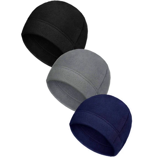 Geyoga 3 Pieces Skull Cap Helmet Liner Winter Thermal Cycling Beanie Hat Men Women