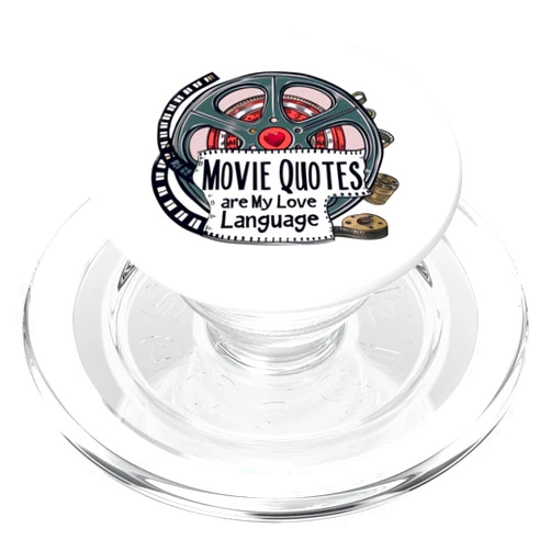 Splendid's Things Movie Quotes Are My LoveLanguage Movie Quotes Are My Love Language for Movie Film Buff PopSockets PopGrip for MagSafe