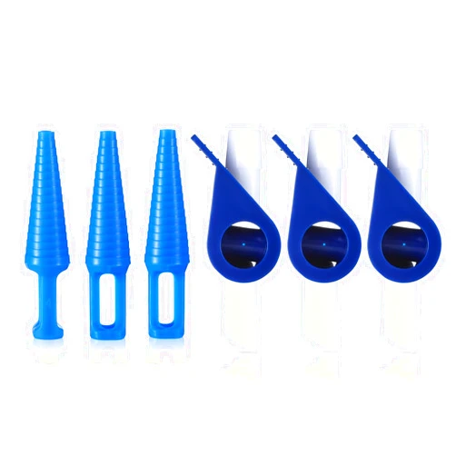 TrelaCo 3 Set of Urinary Catheter Supplies Including Individually Wrapped 3 Catheter Valves and 3 Catheter Plugs for Urine Drainage Bladder Control