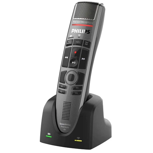Philips SpeechMike Premium Air Wireless Dictation USB Microphone, Push-Button