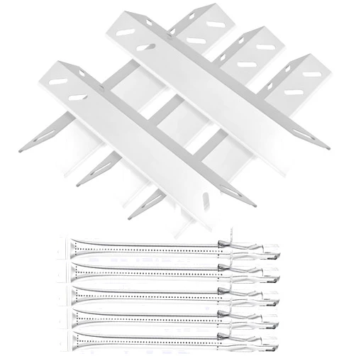 MOASKER Grills Parts kit for Cuisinart 2556 2456 GAS1456ASO GAS1456BSO GAS2556AS GAS9456AS Grill, Heat Tents and Grill Burner Replacement Parts for Cuisinart Gas Grill GAS0565AS GAS9456ASO GAS9456ASO