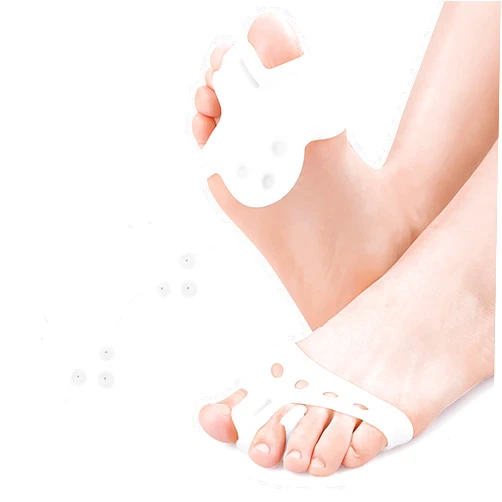 Jrery-KEY Reusable Bunion Relief Protector Guards - Gel Pads for Big Toe, Shield Feet from Friction, Pressure and Pain from Rubbing Shoes, Massage Your Arch - 1 Pair