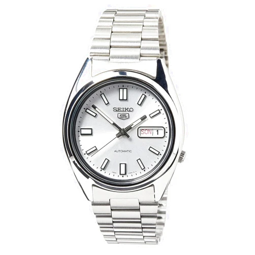 Seiko Men's SNXS73K 5 Stainless Steel Siver Dial Watch