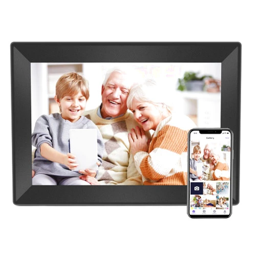 Obafepd Uhale Digital Picture Frame 10.1 Inch HD WiFi Digital Photo Frame 1280x800 IPS Touch Screen with 16GB Storage,Digital Frame Send Photos and Videos via Free apps-Women Men Anniversary Birthday Gifts