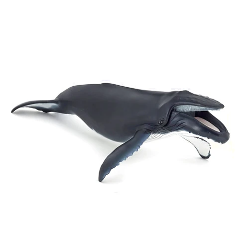 Papo - Hand-Painted - Figurine - Marine Life - Humpback Whale Figure-56001 - Collectible - for Children - Suitable for Boys and Girls - from 3 Years Old
