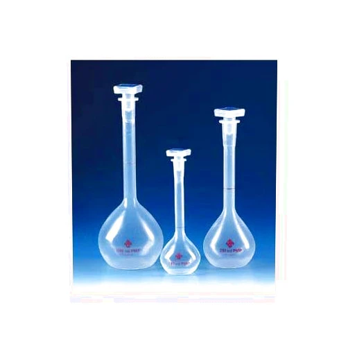Vitlab Class B Polypropylene Volumetric Flask with PP NS Stopper, 10ml Capacity (Pack of 2)