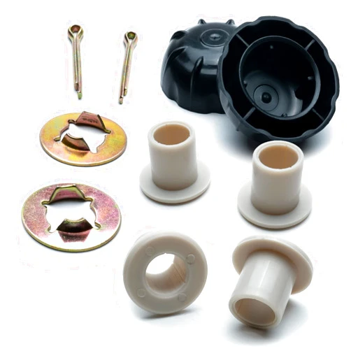 HD Switch - 2 Kits - Front Wheel Flange Bushing Bearing Rebuild Kit for 731-2290B 741-05094 714-0162 736-04228B MTD Cub Cadet XT1 Troy-Bilt Bronco XP Craftsman Yard Machine Lawn Garden Tractor Mowers