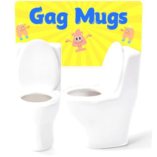 CaseTank White Elephant Gifts for Adults Christmas Gifts for Men Dad Mens Gifts Dad Gifts Birthday Funny Gag Gifts for Men Christmas Stocking Stuffers for Adults Novelty Toilet Shot Glasses Set of 2
