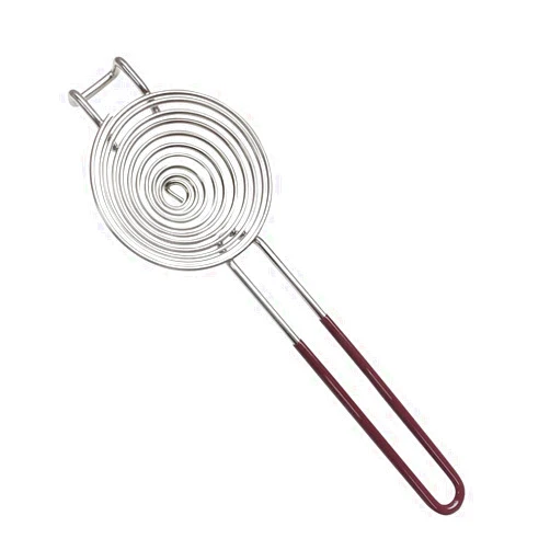 Yuntop 1 Pack Stainless Steel Yolk White Separator Tool Long Handled Egg White Separator, Egg Separator for Baking Cake, Kitchen Gadget (Large)
