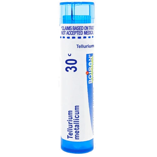 Boiron Tellurium Metallicum 30C Md 80 Pellets for Low Back Pain worsened by Exertion