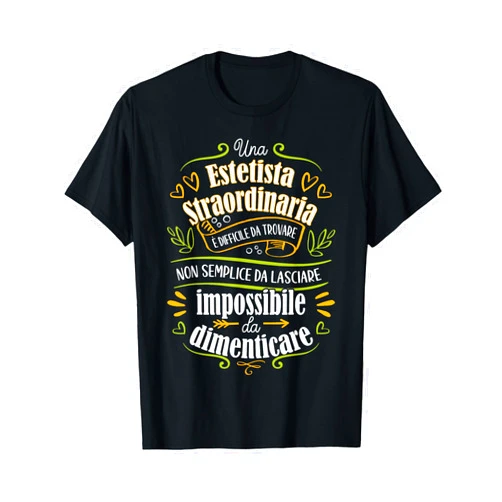 Buoni Idee Regalo Amica Estetista Personalizzati Estetista Straordinaria Idee Regalo Per Estetista Originale T-Shirt