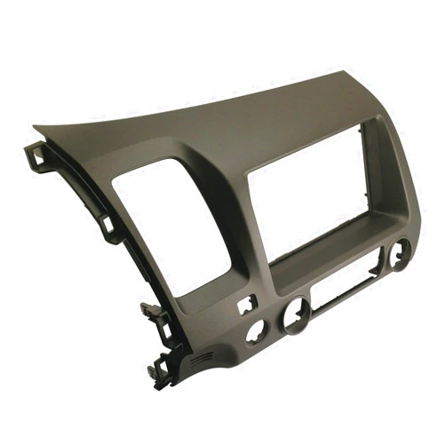Scosche HA1561ETB Compatible with 2006-11 Honda Civic ISO Double DIN & DIN+Pocket Dash Kit, Earth Taupe