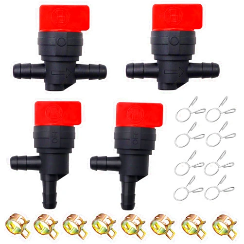 Taiss Fuel Shut Off Valve,4PCS 1/4