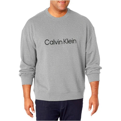 Calvin Klein Men's Logo French Terry Sweatshirt