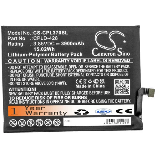 Ejjinenbby CP3705AS Legacy (3900mAh/3.85V) Battery Compatible for CPLD-428 Battery