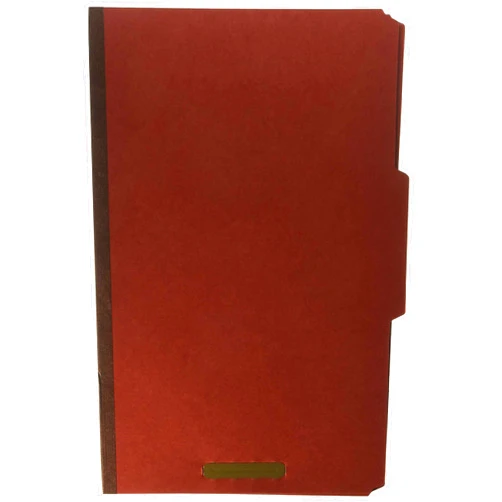 Nature Saver Tyvek Gusset Classification Folder, Red (NAT01053)
