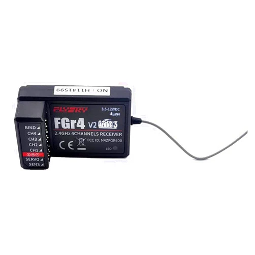 Goolsky Flysky FS-FGR4 Receiver 2.4Ghz 4CH AFHDS3 for Flysky Noble FS-NB4 Transmitter