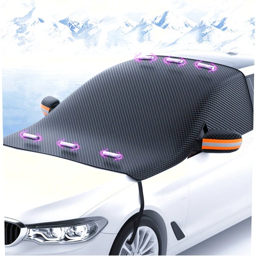 SIWKJJHY Magnetic Car Windscreen Cover for Toyota Levin (2017 2018 2019 2020 2021 2022 2023 2024), Dust Water Resistent Snow Ice Frost
