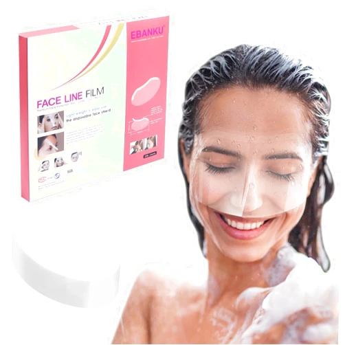 EBANKU 200 PCS Microblading Permanent Makeup Shower Face Shields Visors, Disposable Face Shields Masks for Hairspray Salon Supplies and Eyelash Extensions Eye Eyelid Surgery Aftercare