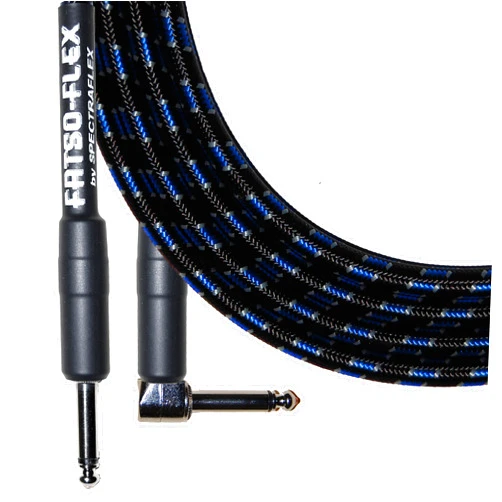 Spectraflex Fatso Flex Right Angle Instrument Cable, 18 Foot, Blue