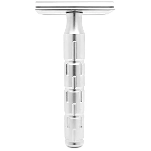 The Goodfellas' Smile, SYNTESI Double Edge Safety Razor, CNC Machined STAINLESS STEEL, Made in Italy