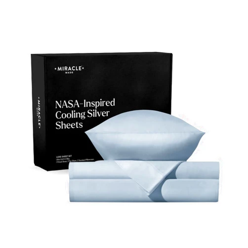 Miracle Made Miracle Sheet Set - Extra Luxe - Queen/Sky Blue