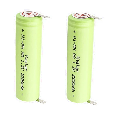 Kastar 2-Pack 1.2V 2200MAh Ni-MH Battery Compatible with Braun 6550 7497 7540 7546 7640 7650 7790 8970 8975 8985 8986 8987 8990 8991 8995 EP100 EP50 EP60 EP80 Braun Toothbrush Battery 1008 1012