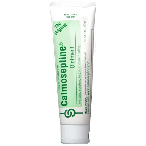 Calmoseptine Diaper Rash Ointment Tube, (Pack of 6)