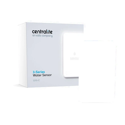 Centralite by Ezlo Water Sensor - Monitors Your Whole Home for Leaks - Detects Water Leaks in a Kitchen, Bathroom, Basement or Laundry Room - Zigbee
