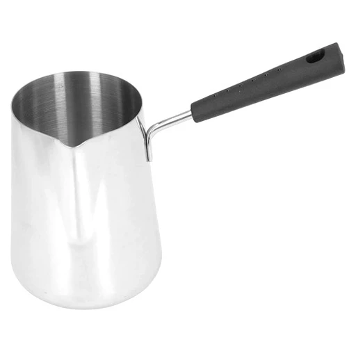 ZJUAN Butter Milk Warmer, Mini Butter Melting Pot Coffee Maker Small Saucepans Stovetop Milk Pot with Pouring Spout, 900ml