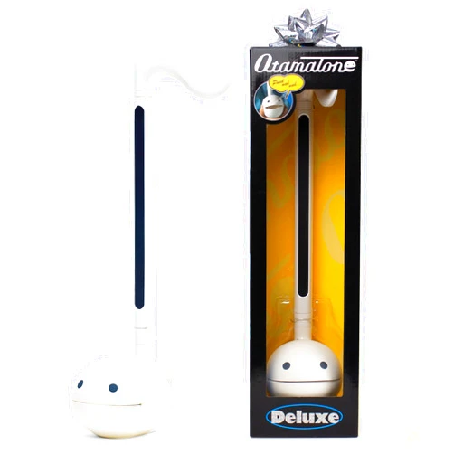 Otamatone Deluxe [English Manual] Electronic Musical Instrument Synthesizer from Japan by Cube/Maywa Denki, White
