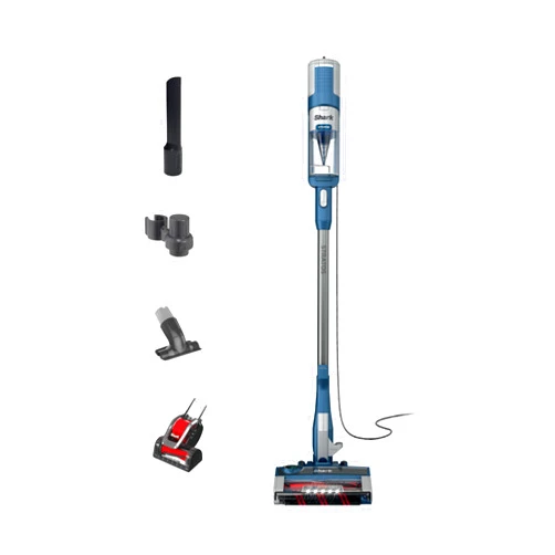 Shark HZ3002 Stratos Ultralight Corded Stick Vacuum with DuoClean PowerFins HairPro, Self-Cleaning Brushroll, & Odor Neutralizer Technology, Navy