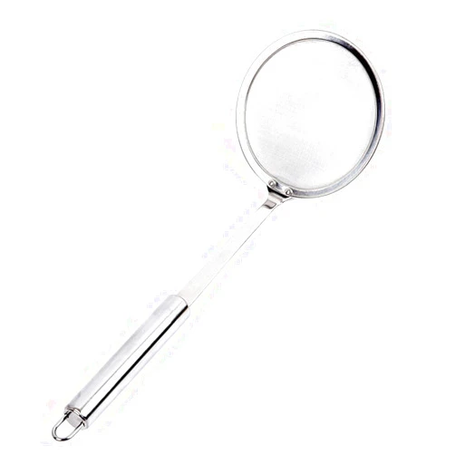 TEMCHY Hot Pot Fat Skimmer Spoon - Stainless Steel Fine Mesh Strainer for Skimming Grease and Foam