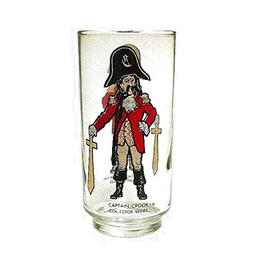 McDonald's Vintage Drinking Glass Mcdonalds Captain Crook