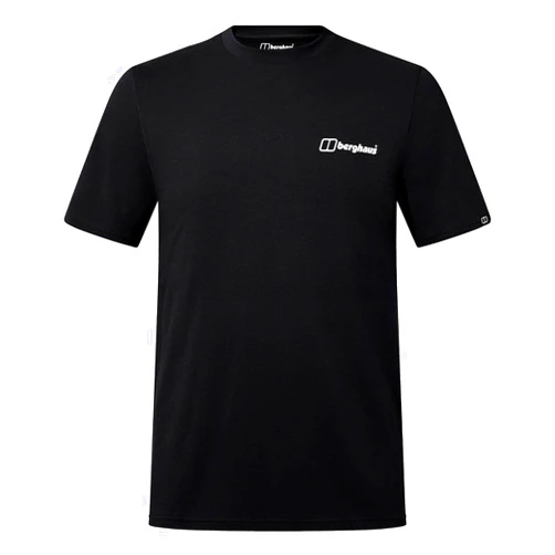 Berghaus Men's Mountain Art T-Shirt, Black