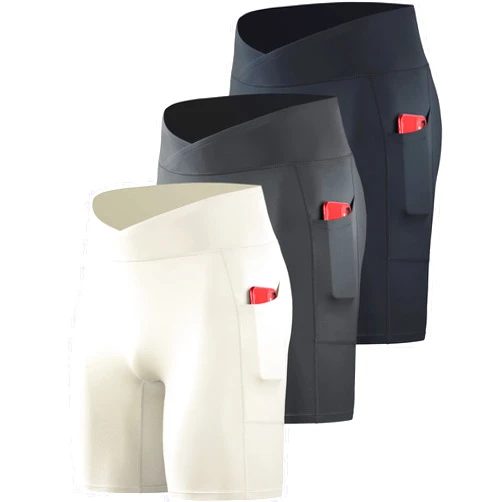 NELEUS Men's Compression Short with Pocket Dry Fit Yoga Running Shorts Pack of 3