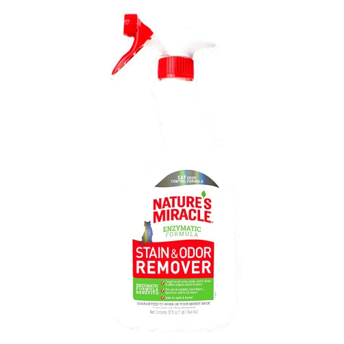Nature's Miracle Nature’s Miracle Cat Stain and Odor Remover With New Odor Control Formula 32 Ounce Spray