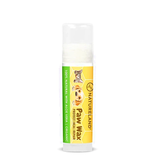 Natureland [8 OZ/0.18 OZ/0.36 OZ] Natureland Organic Paw Wax for Dogs and Cats, Natural Outdoor Protection to Heal, Repair, and Protect Dry, Chapped, or Rough Pads, Helps Protects Paws on Snow, Sand, or Dirt