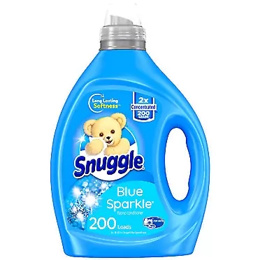 Sun Products Corporation Snuggle Blue Sparkle Liquid Fabric Softener, 2X Concentrated, 200 Loads, 80 Fl Oz