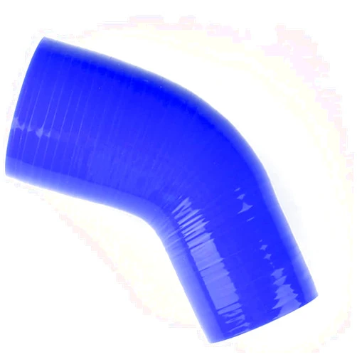 VLOCEMNYE 45 Degree ID 1 1/4 inch (32mm) 4-Ply High Performance Reinforced Turbo Intercooler intake Piping Elbow Silicone Hose Coupler Length 4 inch (102mm) Blue