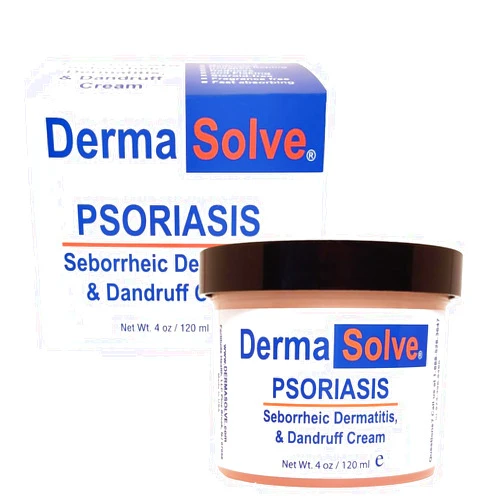 Dermasolve Psoriasis & Seborrheic Dermatitis Treatment Cream - Provides Intense Relief for Itchy, Flakey Skin & Advanced Moisturizing Prevents Future Flare-Ups 4.0 oz