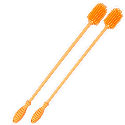 DRINKPOD Fizzpod Silicone Bottle Cleaning Brush | 2 PK | Long Handle,15